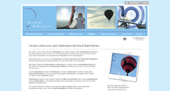 Desktop Screenshot of bernhardt-ballonfahrten.de