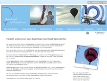 Tablet Screenshot of bernhardt-ballonfahrten.de